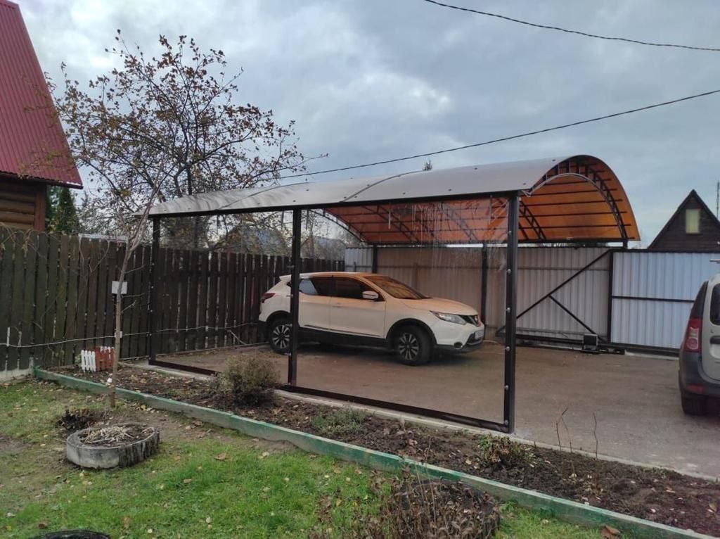 Прозрачные шторы ПВХ для навеса под автомобиль в Апрелевке